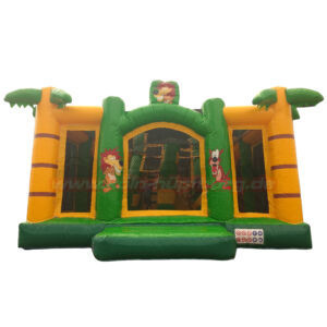 Hüpfburg Slidebox Dschungel 00
