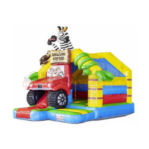 Hüpfburg JB Slide Combo Amazonas Safari mieten