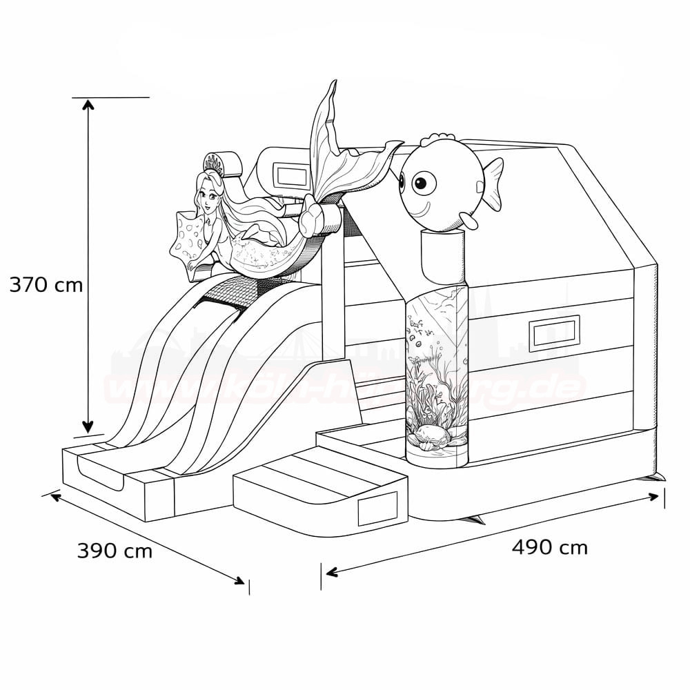 Hüpfburg-Combo-Meerjungfrau-01